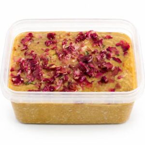 حلوا ارده رژیمی (گل محمدی)