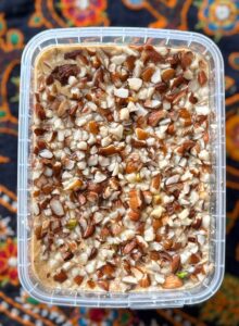 حلوا ارده رژیمی بادام